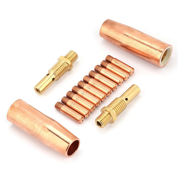 14 st/set Munstycke Diffusor Spets Kit för Tweco MIG Svets Pistol