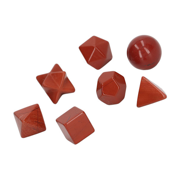 7 st chakra kristaller utsökta geometriska kristallstenar chakra helande kristaller kit för meditation hem inredning röd