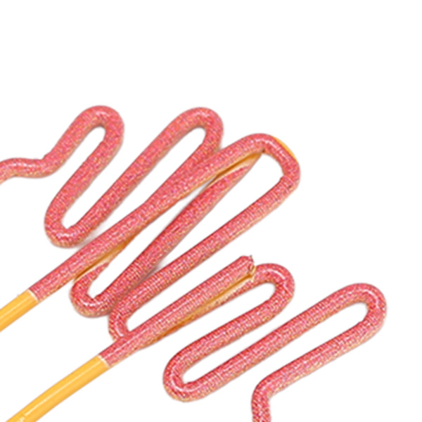 100 st pappersklämmor söta pommes frites form elektropläteringsprocess lätta bärbara metallklämmor