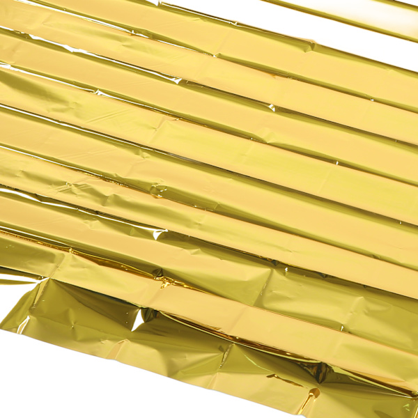 Nödfilt Fällbar PET Aluminiserad Film Termisk Filt Bärbar Överlevnadsfilt för Resa Camping Utomhus Guld 210CMx130CM