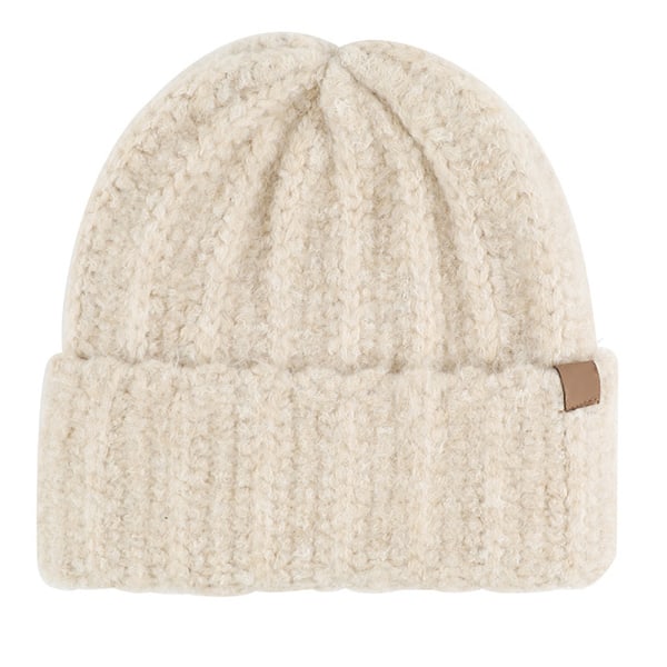 Dammössa Mjuk Stickad Polyester Varm Vinter Boucle Hat Cap