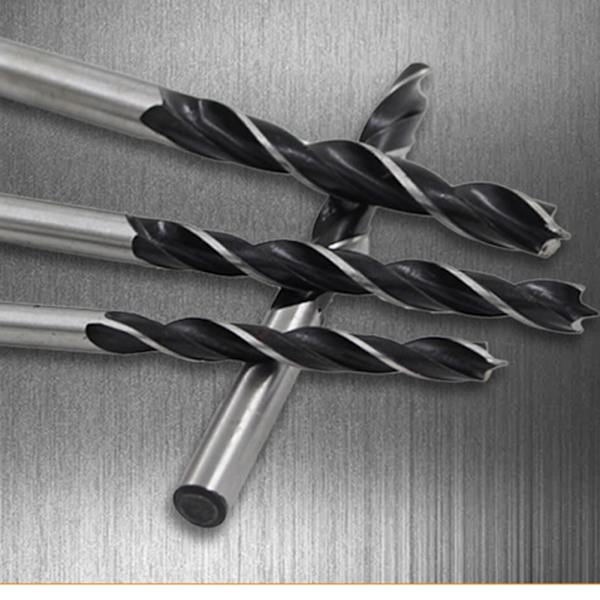 5-pack Borrset med tre spetsiga borr 4/5/6/8/10mm Rak skaft Spiralborr