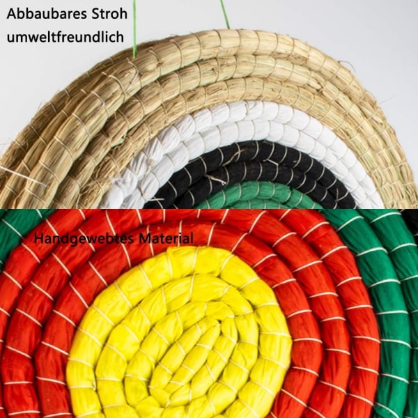 Stråbågskyttemål, traditionella handgjorda solida utomhusskyttebågar, skjutpilar för skjutövningar 50*50 cm