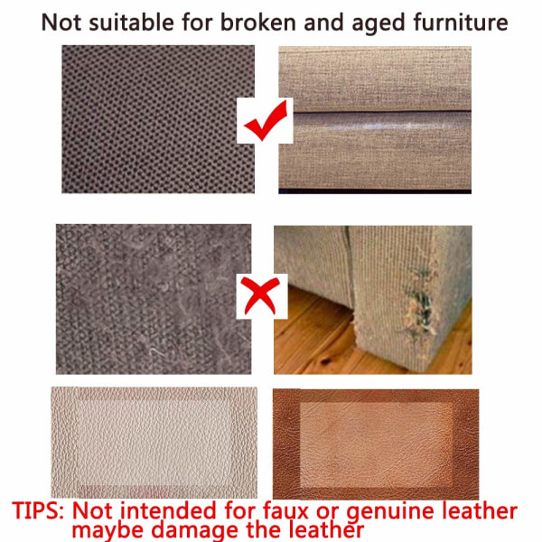 8 st genomskinligt anti-scratch för möbler, väggar