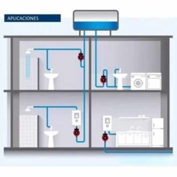 220V 50Hz RS15/9 Cirkulationspump 100W 0.4A 10Bar Tryck IP44 Vattentät Tyst Boosterpump för Värmesystem