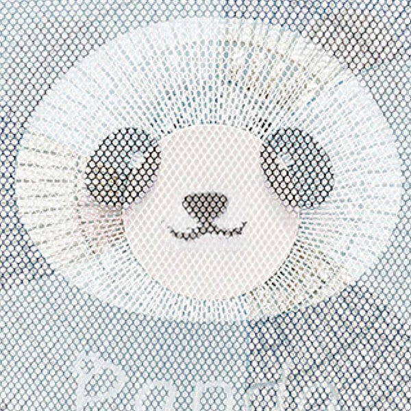 Runt Elektriskt Fläktskydd Dammskydd för Stativfläkt Sommar Tvättbart Dammtätt Säkerhetsfläktskydd Nät Mesh för Barn Panda L 45cm / 17.7in