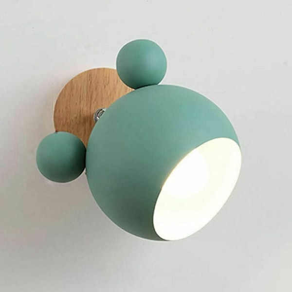 Enkel Vacker Elektroplätering, Internationell Standard Gränssnitt Vägglampa, Pojk- och Flickrum för Sovrum, Vardagsrum, Matsal,