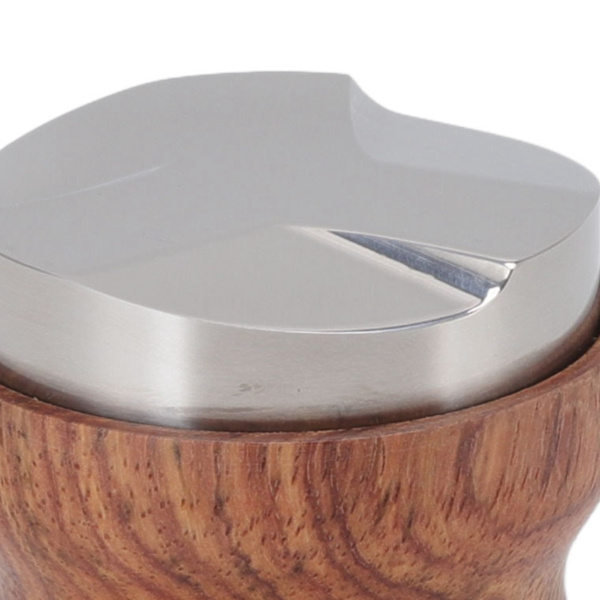 Kaffe Distributör Rostfritt Stål Rosewood Kaffe Tamper Nivå för Kaffe Tillbehör 51mm / 2.0in
