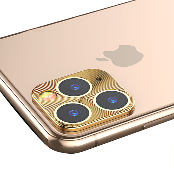 Högkvalitativ HD Kameralinsskydd Ram iPhone 11 Pro Guld Guld