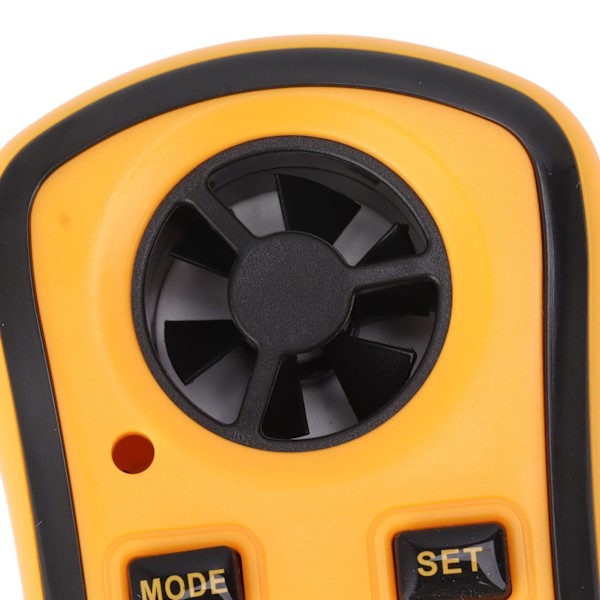 Handhållen digital anemometer fickvindmätare handhållen mini vindhastighetstemperaturmätare med digital LCD-display
