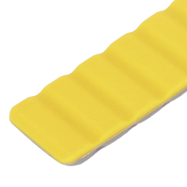Klockarmband i silikon, lätt handledsrem, klockarmband för Xiaomi Mi Band 8/8 NFC grå gul