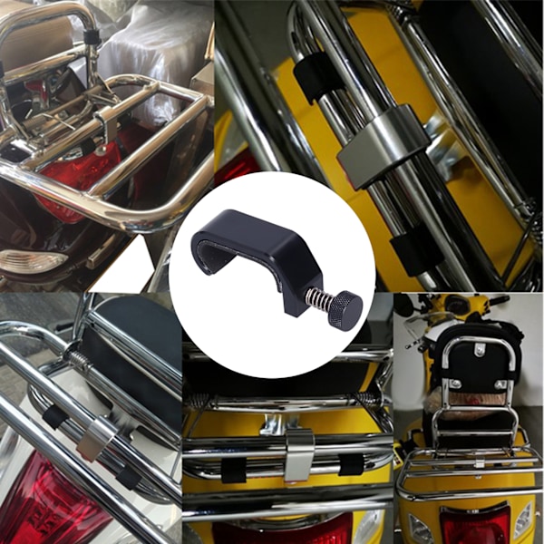 Väska Ramkrok Virka Virka Justerbar Modifiering Passar för Piaggio Vespa GTS/LX/LXV Svart
