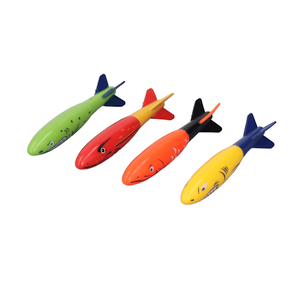 Torpedos Sim Sjunkande Set Sjöhästar Fiskringar Undervattens Simbassäng Leksak för Barn