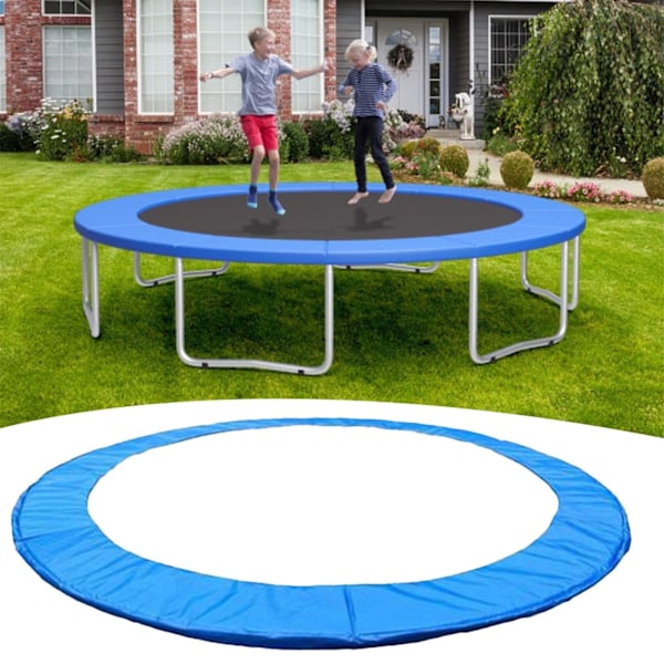 Universell Ersättning Trampolinskydd, Fjäderskydd Passar 8ft Ramar, Bekvämt, Hållbart och Vattenavvisande