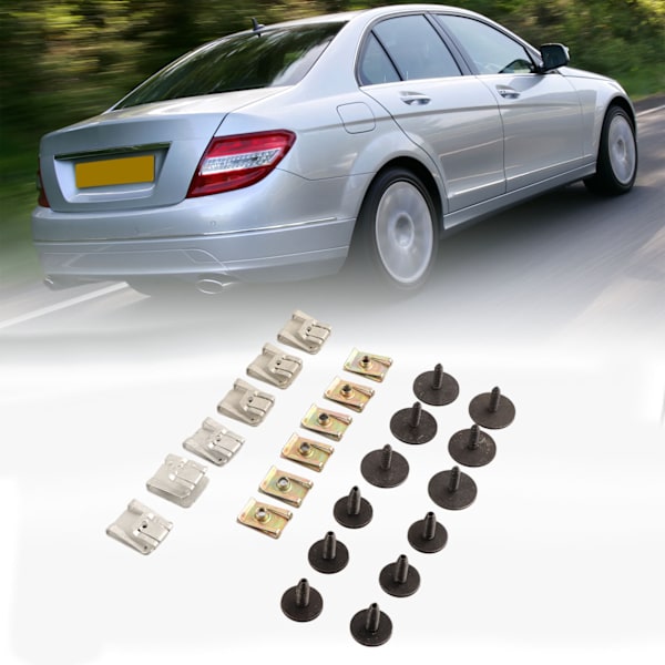 24st Motorunderremskruvar Fästen Klipp MC3003 Ersättning för Benz C‑Class W203 W204 CL203