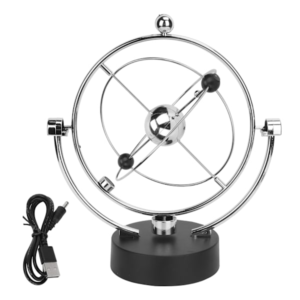 Kinetisk konst Asteroid Elektrisk Astronomi Kit Perpetual Motion USB Batteri Strömförsörjning