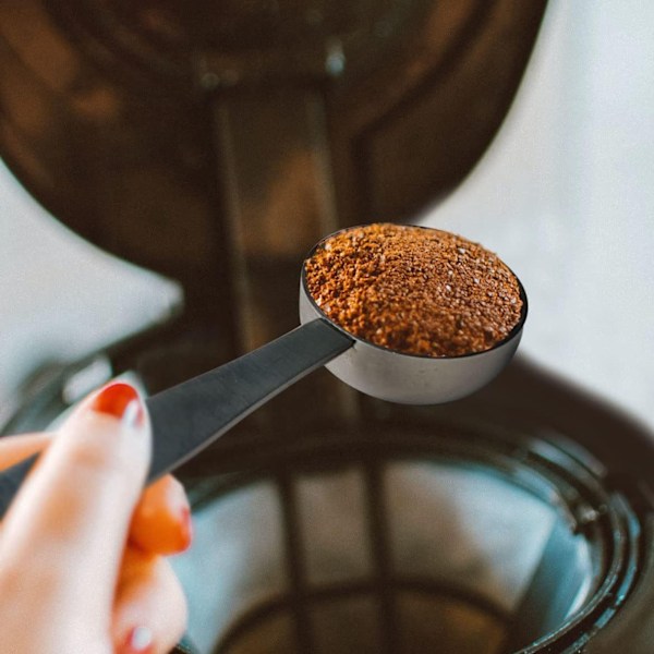 Kaffetamper Sked Rörsked Kaffe Art Penna Dubbelhuvud Kaffe Tamper Skopa Kit med Rengöringsborste