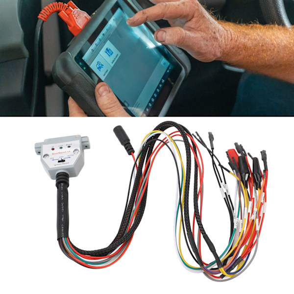 3 LED-lampor Boot Bench-kabel DB25 med Switch ECU Bench Pinout-kabel för SM2 PRO J2534 VCI Läsa Skriva ECU