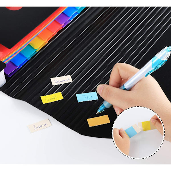 Dokumentmapp A4/mapp A4. 24 fack sorteringsmapp,