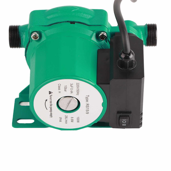 220V 50Hz RS15/9 Cirkulationspump 100W 0.4A 10Bar Tryck IP44 Vattentät Tyst Boosterpump för Värmesystem