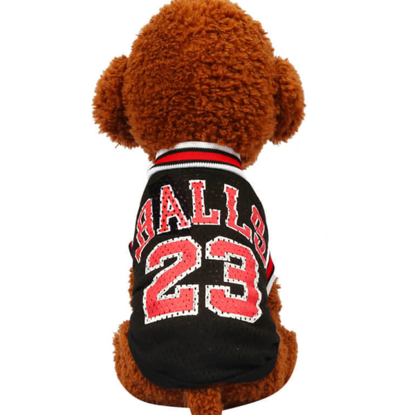 hundkläder husdjur t-shirt, hundväst baskettröja cool, hund