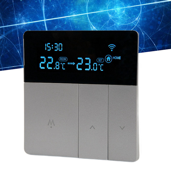 Digital Termostat Fjärrkontroll Temperaturregulator AC 90‑240V för Vattenuppvärmning med WiFi