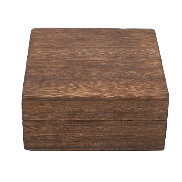 Retro stil förvaringslåda High-End Square smyckeskrin förvaringslåda vaxad kista för flera ändamål Square Box(Flap Cover):10 x 10 x 5cm