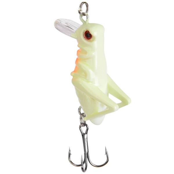 5 st Cricket Grasshopper Bait Insect Fish Lure Set med skarp trekrok fiskeredskap