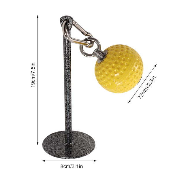 Handgreppsstärkare Handledsstödförstärkare Handövningsboll med justerbar vikt för styrketräning 72 mm