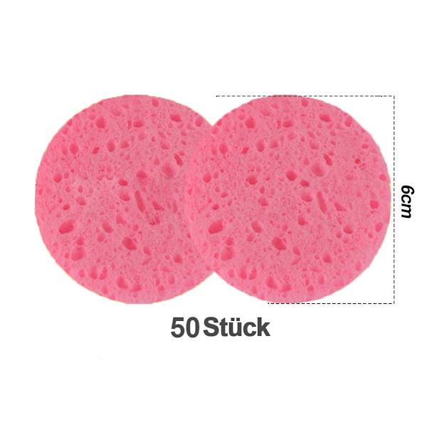 Ansiktssvamp, 6 cm komprimerad tvättbar cellulosa