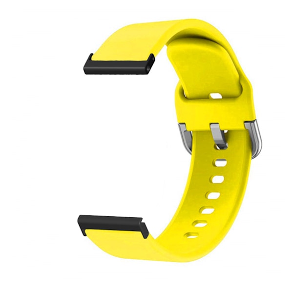 Silikon Smartwatch Armband Justerbart Ersättningsarmband Tillbehör för Suunto7 Gul