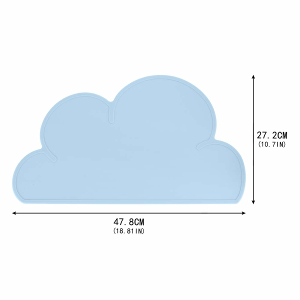 2 st barn molnformade silikon vattentäta underlägg