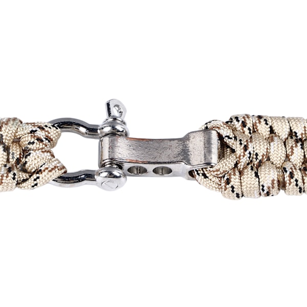 Ersättningsarmband Klocka Vävt Band Nylon Paracord Vävt Handgjort Klockarmband för Suunto 7 9 D5i 24mm Desert