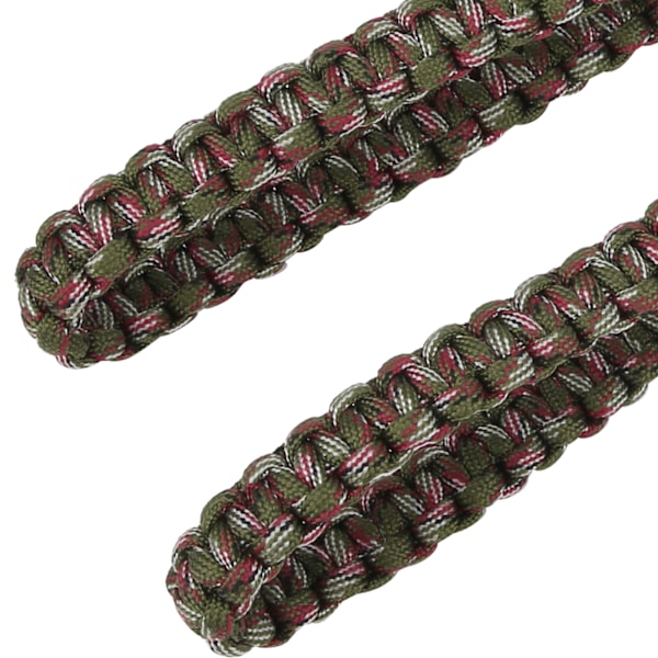 11 Tänder Kedjesåg Vävda Handtag Kamouflage Överlevnad Rostfritt Stål Fickkedjesåg