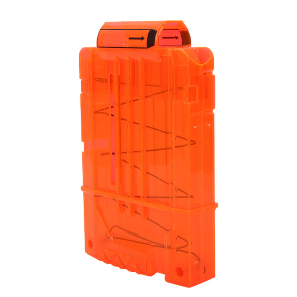 Soft Bullet Clip Plastpatron Magasin Toy Gun (5 Dart Transparent Orange)