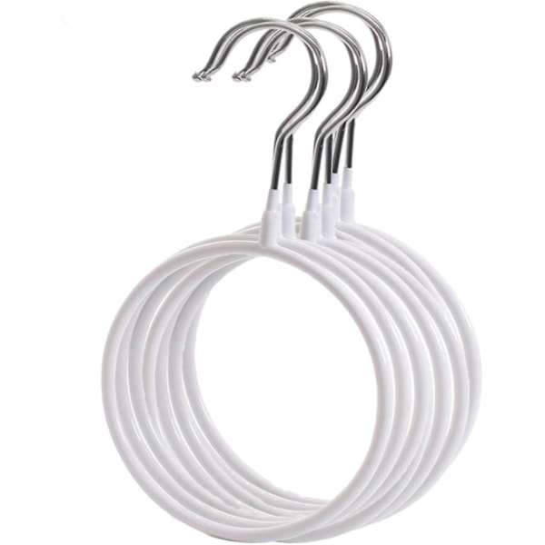 8-delad halkfri slipshållare i stål för slipsar $8-delad multifunktionell sjalhållare $8-delad halkfri sjalring för förvaring - Style2