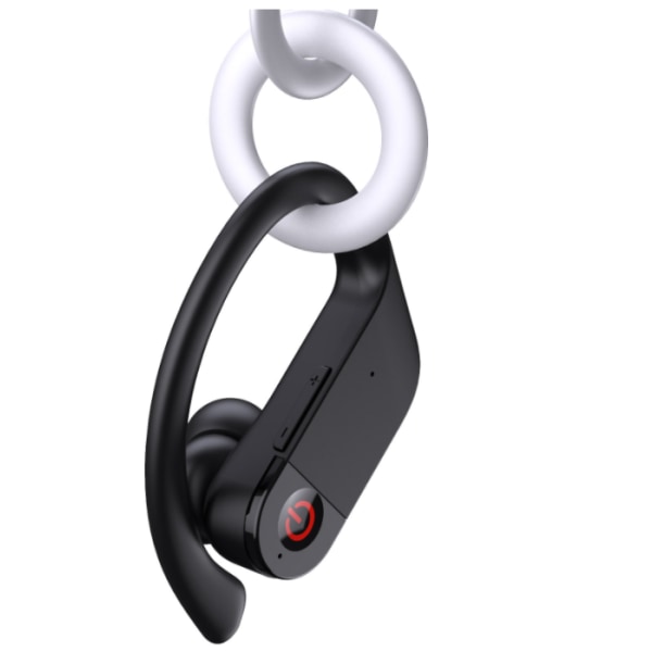 Trådlösa hörlurar, Bluetooth 5.1 sporthörlurar med case, 10 timmar enkel speltid, Stereo HiFi ljudbrusreducering för