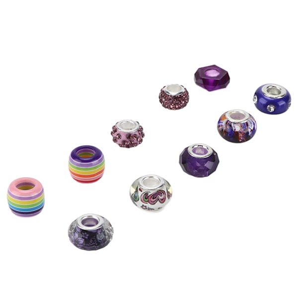 27 st stora hål pärlor 5 mm diameter Flera stilar Utsökt utseende Vacker färg DIY pärla tillbehör Typ C