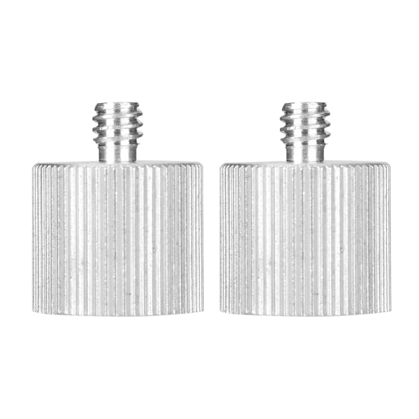 2 st Universal Aluminiumlegering 1/4 till 5/8 Nivåfäste Skruvadapter Tillbehör