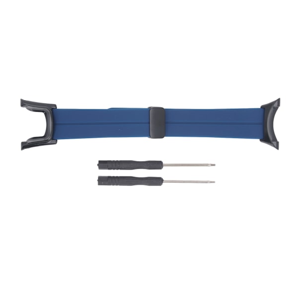 Silikon Klockarmband Magnetisk Sugpropp Vattentätt Vikbart Silikon Klockarmband för Suunto Ambit 1 Blå