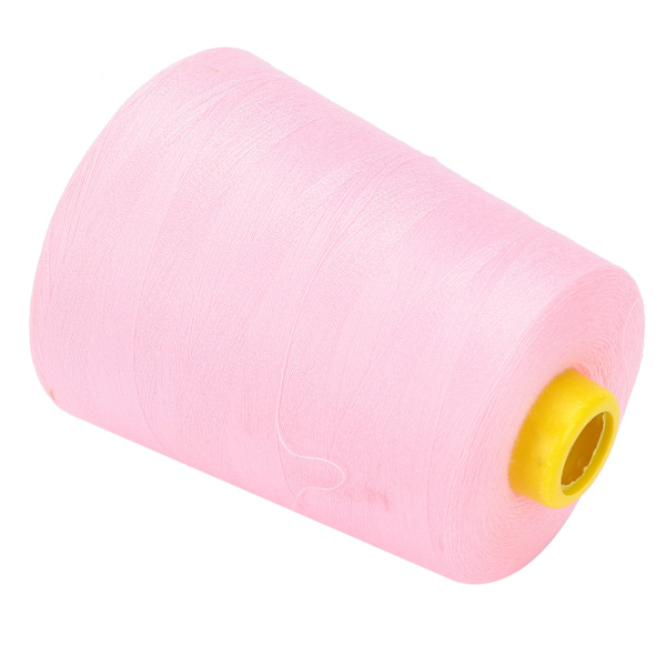 Sytråd 8000 meter Flerfärgade Polyestergarn för DIY Broderi Maskin Projekt 152 Rosa