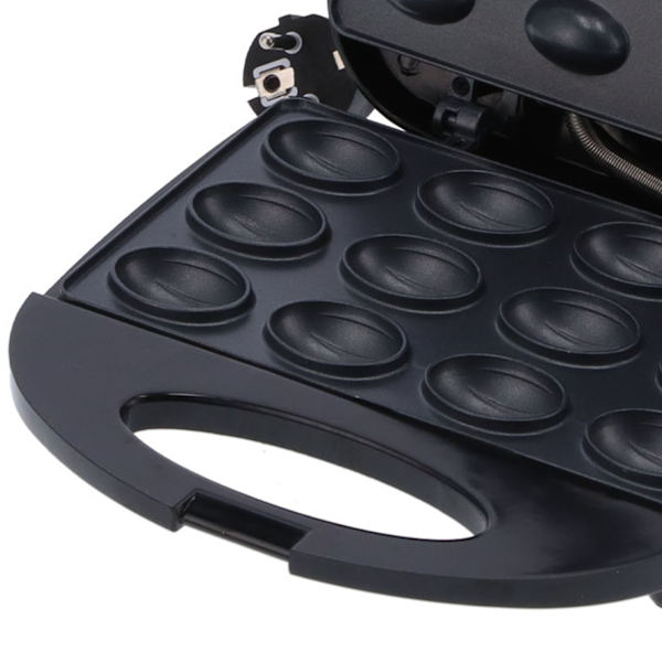 12-håls 750W nötmaskins dubbelsidig uppvärmning multifunktionell hasselnötsfrukostmaskin EU 220-240V