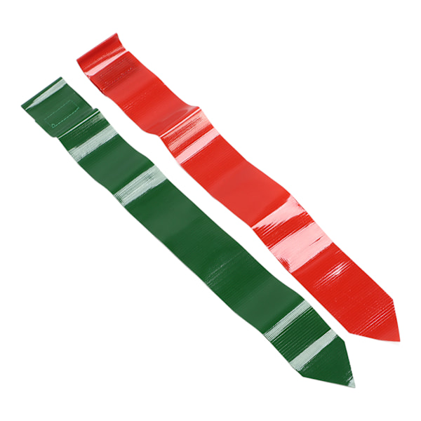 Flag Football Set 10 Spelare Fotbollsbälten Flaggor Kit 10 Bälten 30 Flaggor 4 Koner för att Spela Röd och Grön