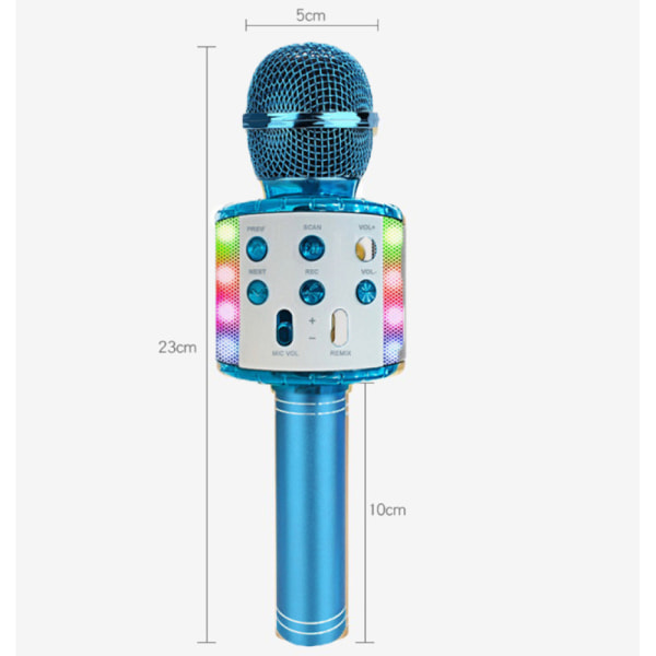 Kara ok Macing LED Trådlös Bluetooth sjunga med högtalare
