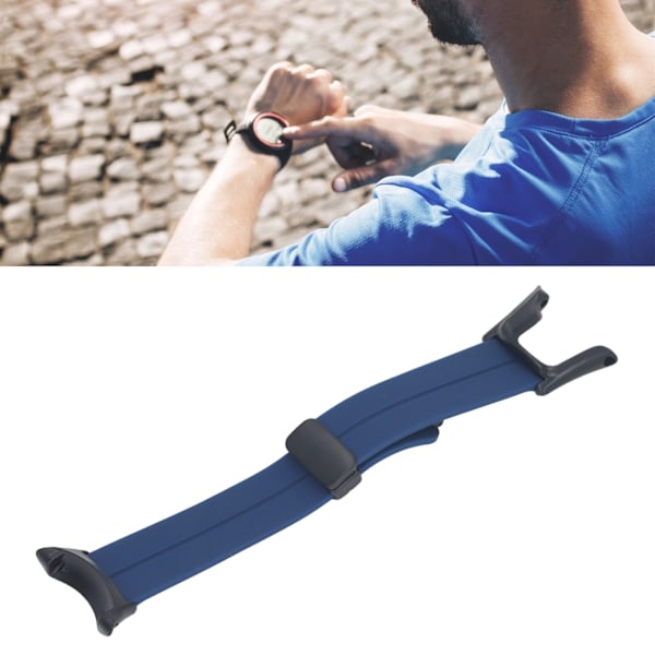 Silikon Klockarmband Magnetisk Sugpropp Vattentätt Vikbart Silikon Klockarmband för Suunto Ambit 1 Blå
