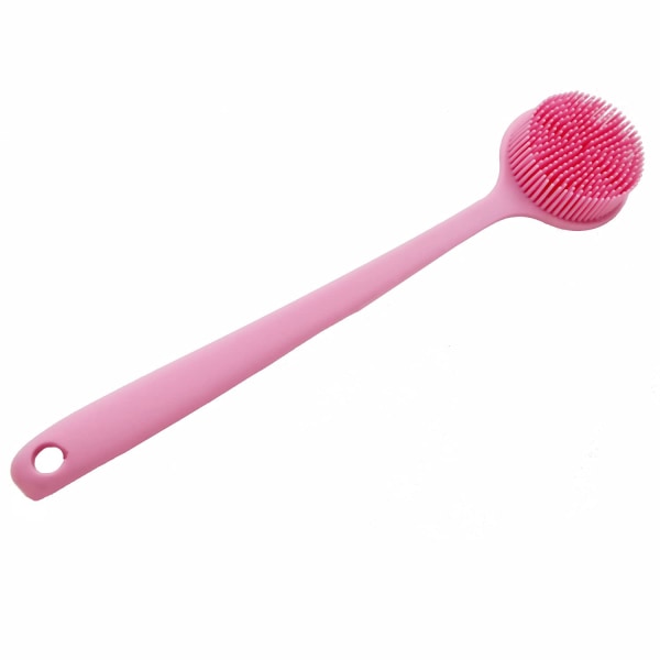 Exfoliant pour le corps en silikon, épurateur de dos à long manche pour douche, brosse pour le corps en silicone, épurateur de douche pour le