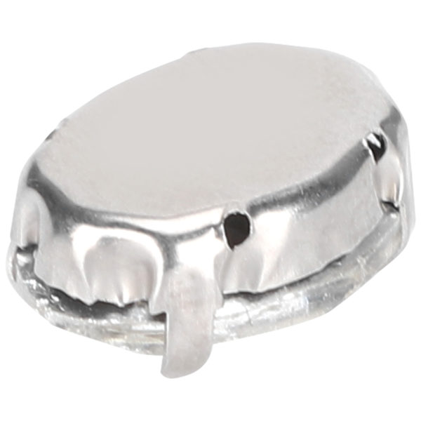 20 st klorhinestones glänsande DIY handsömnad skor dekoration kläder tillbehör (14 x 10 mm oval form)