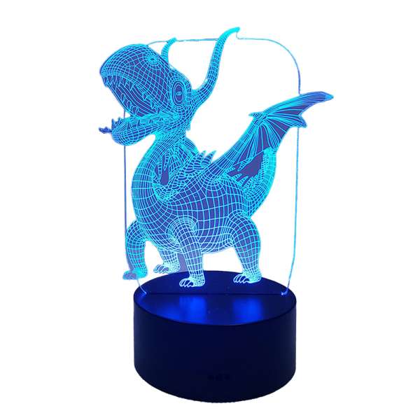 3D Skrivbordslampor Barnrum Dekor Festival Födelsedagspresenter för flickor