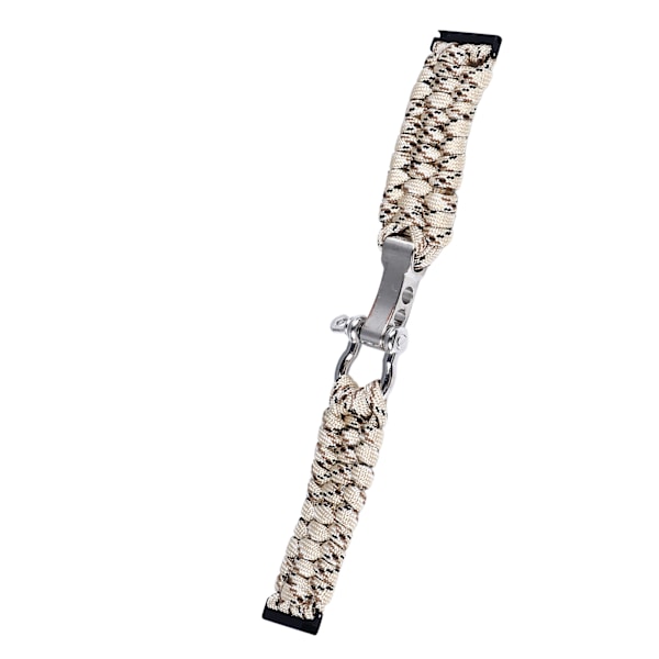 Ersättningsarmband Klocka Vävt Band Nylon Paracord Vävt Handgjort Klockarmband för Suunto 7 9 D5i 24mm Desert