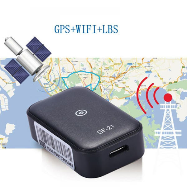 GPS-tracker GF21 Mini Realtid Bil Tracker Anti-förlust Enhet Röststyrning Inspelning Locator Högdefinitionsmikrofon